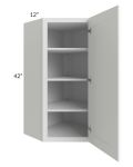 Dakota White 24x42 Wall Diagonal Corner Cabinet