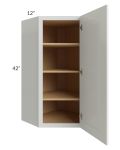 Palisades White 24x42 Wall Diagonal Corner Cabinet 