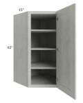 Signature Vanilla 27x42x15 Wall Diagonal Corner Cabinet