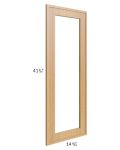 Portland Sand 27x42x15 Wall Diagonal Corner Glass Door Only with Glass Included 