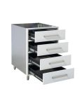 Legacy Outdoor White 24" 4-Drawer Base Cabinet