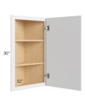 Township White 12x30 Wall End Angle Cabinet