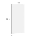 Harbor White Wall Overlay Panel - 15"W x 30-1/4"H x 3/4"D