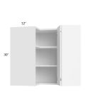 Venetian White Gloss 24x30 Wall Easy Reach Cabinet