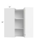 Venetian White Gloss 24x36 Wall Easy Reach Cabinet