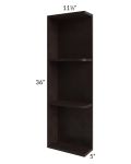 Brazilian Shaker 05x36 Wall End Shelf Cabinet