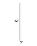 Vail White Shaker 3x42 Wall Filler