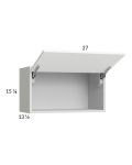 Euro Gloss White 27x15-1/8 Flip Up Door Wall Cabinet