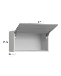 Euro Grey 27x15-1/8 Flip Up Door Wall Cabinet