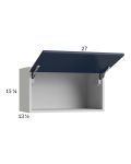 Harbor Navy 27x15-1/8 Flip Up Door Wall Cabinet