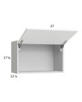 Harbor White 27x17-5/8 Flip Up Door Wall Cabinet