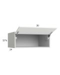 Harbor White 30x12-5/8x24 Flip Up Door Wall Cabinet
