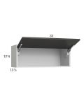 Euro Cafe 33x12-5/8 Flip Up Door Wall Cabinet