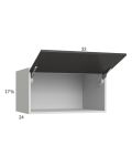 Euro Cafe 33x17-5/8x24 Flip Up Door Wall Cabinet