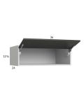 Euro Cafe 36x12-5/8x24 Flip Up Door Wall Cabinet