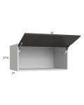 Euro Cafe 36x17-5/8x24 Flip Up Door Wall Cabinet
