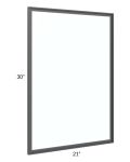 Venetian White Gloss 21x30 Glass Door Only