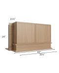 Township Rift Oak 36x24 Wood Hood