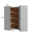 Charlotte Grey 24x42 Easy Reach Corner Wall Cabinet