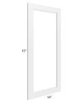 Charlotte White 18x42 Glass Door Only