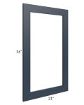 Southport Blue Shaker 21x36 Glass Door Only