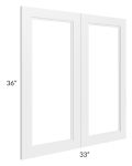 Charlotte White 33x36 Glass Doors Only