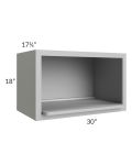 Charlotte Grey 30x18 Microwave Wall Cabinet