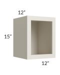 Asheville Cloud Shaker 12x15 Wall Open Cabinet