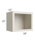 Asheville Cloud Shaker 18x15 Wall Open Cabinet