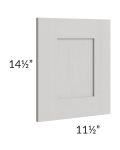 Midtown Light Grey Shaker 15" Wall Panel