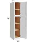 Vail White Shaker 15x84 Wall Pantry