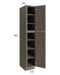 Natural Grey Shaker 15x90 Wall Pantry