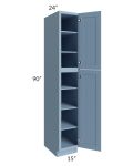 Sky Blue Shaker 15x90 Wall Pantry