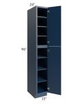 Portland Navy Blue 15x96 Wall Pantry