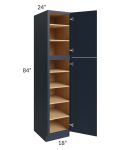 Southport Blue Shaker 18x84 Wall Pantry