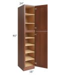 Phoenix Caramel Glaze 18x90 Wall Pantry