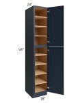 Southport Blue Shaker 18x96 Wall Pantry