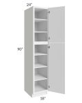 Portland White 18x90 Wall Pantry 