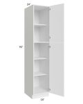 Venetian White Matte 18x90 Wall Pantry Cabinet