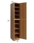 Portland Walnut 18x96 Wall Pantry 