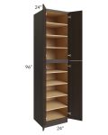 Southport Espresso Shaker 24x96 Wall Pantry