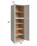 Stratton Light Grey Shaker 24x84 Pantry Cabinet