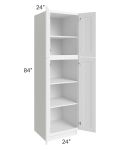 Aspen White Shaker 24x84 Wall Pantry