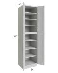 Heather Grey Shaker 24x96 Wall Pantry