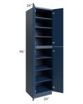 Portland Navy Blue 24x96 Wall Pantry 