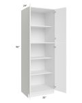 Venetian White Gloss 30x90 Wall Pantry Cabinet