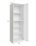 Venetian White Matte 30x96 Wall Pantry Cabinet