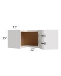 Vienna Cloud 24x15 Square Corner Wall Cabinet
