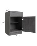 Stone Grey 21" Base Cabinet 