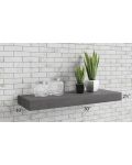 Stone Grey 30" Floating Shelf